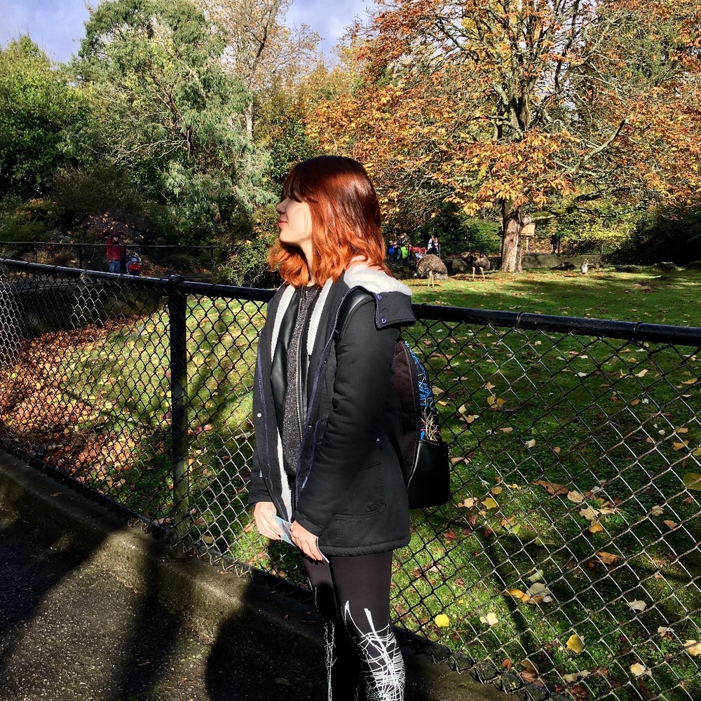 Black coat/ 2 layers